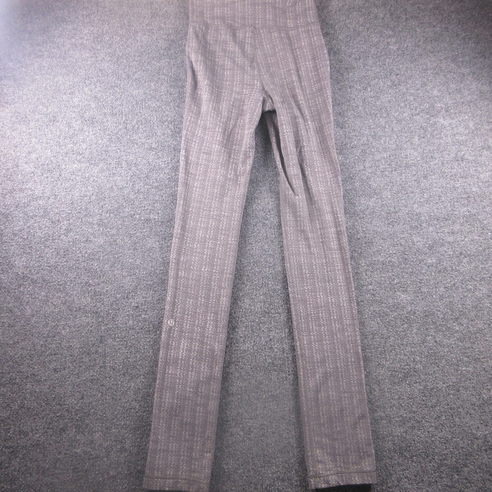 Lululemon Sweatpants Womens Gray Flecked Knit Straight Leg Yoga Athletic - Picture 2 of 10